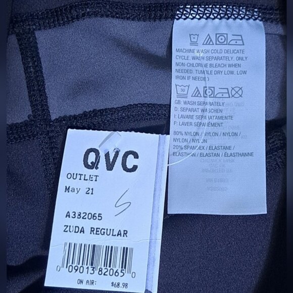 Zuda 7/8 Length Athletic Regular Z-Stretch Colorblocked Leggings Size S NWT - Picture 10 of 10